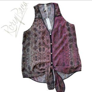 NWT Rory Beca 100% silk top!